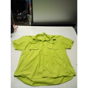 Black Tip Big Catch Shirt Mens Extra Large XXL Green Fishing Casual Outdoor*